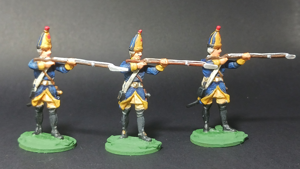 40mm Prince August Seven Years War Grenadiers Firing