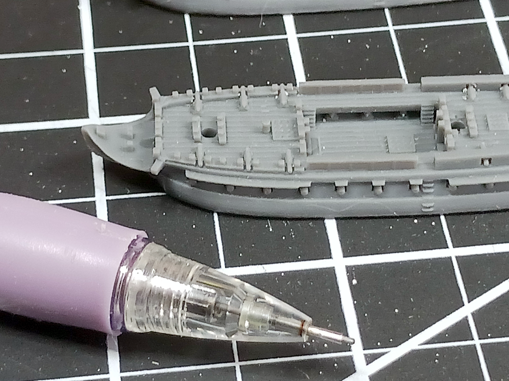 1:700 Resin Printed Frigate, Details