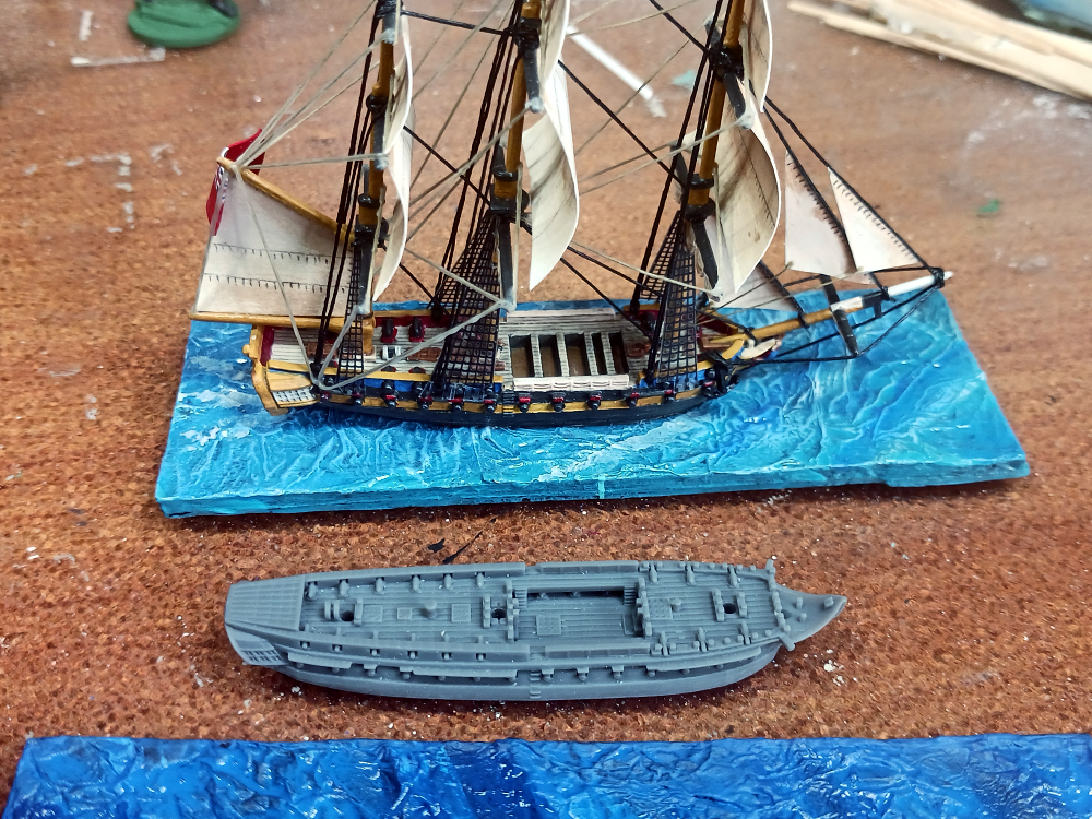 1:700 Frigate, Virginie Compared to Black Seas Frigate