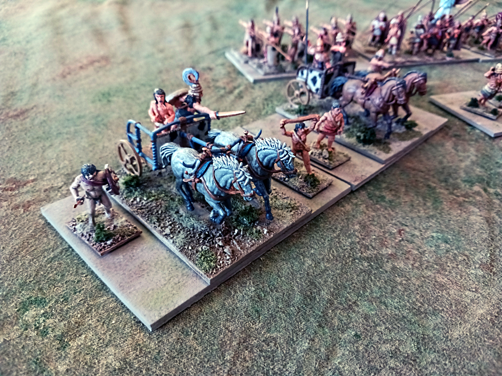 Achaean Chariot Units with Runners on Right Flank