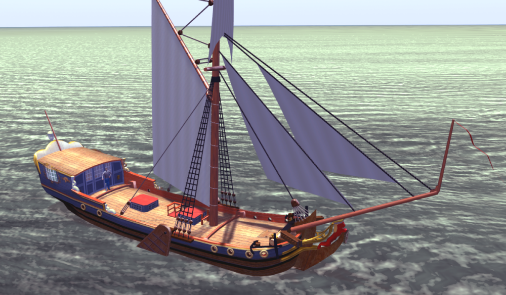 A 17th century Dutch statenjacht