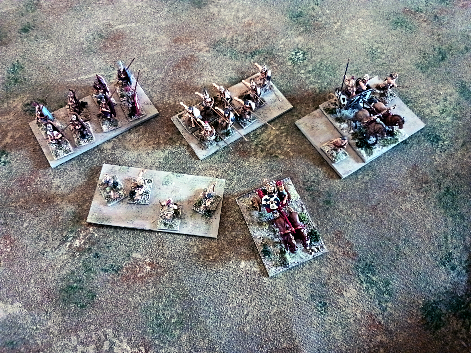 Achaean Losses: Achilles, Chariots, Two Warrior Units, Bowmen