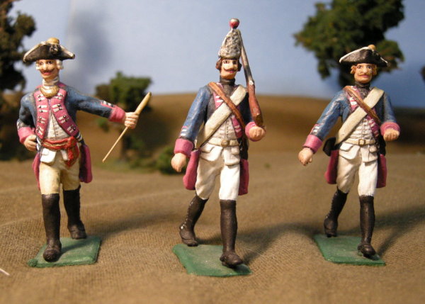 Homecast Seven Years War figures (Prince August, 54mm)