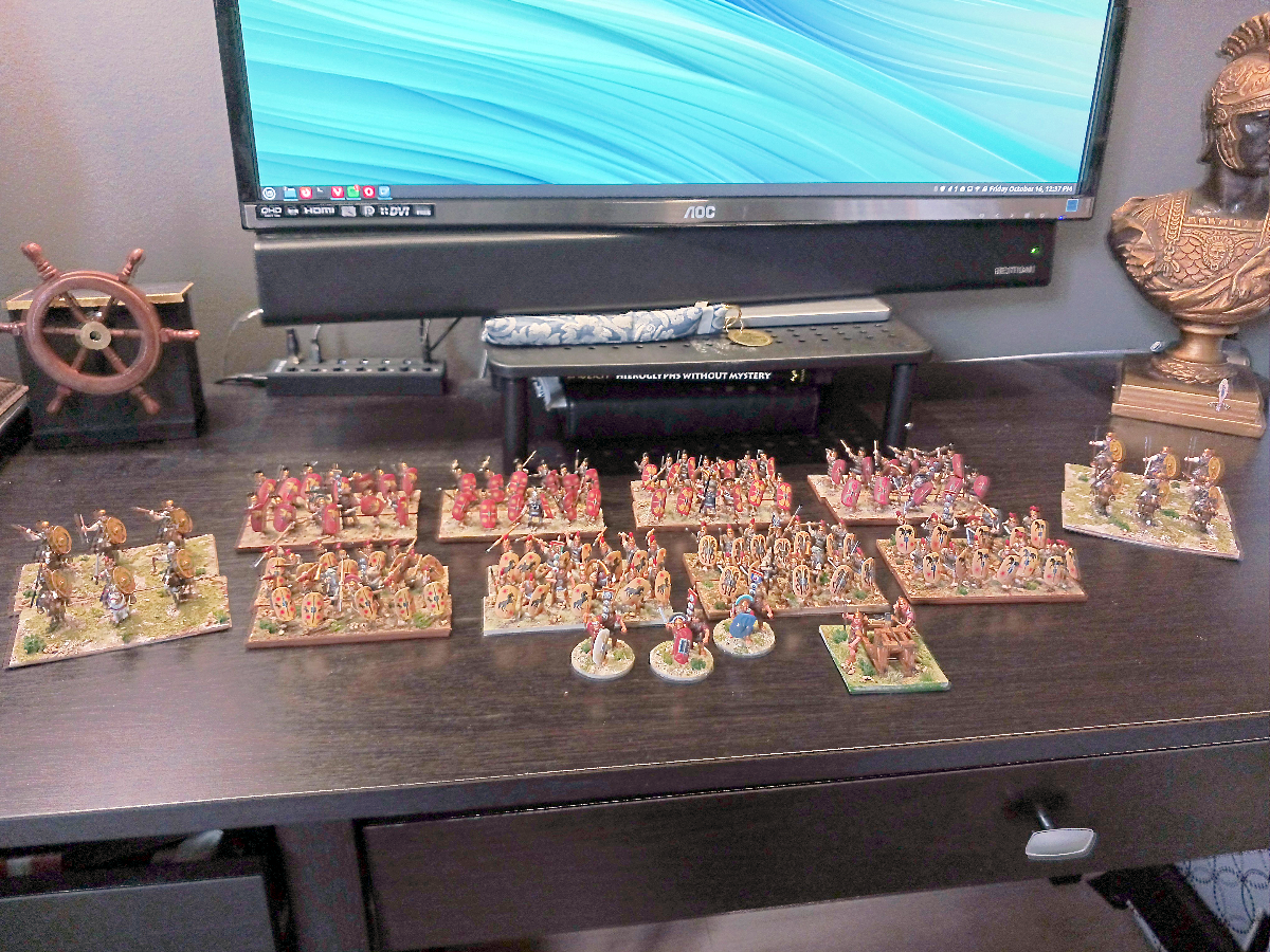 The project, so far. (28mm, Wargames Factory)