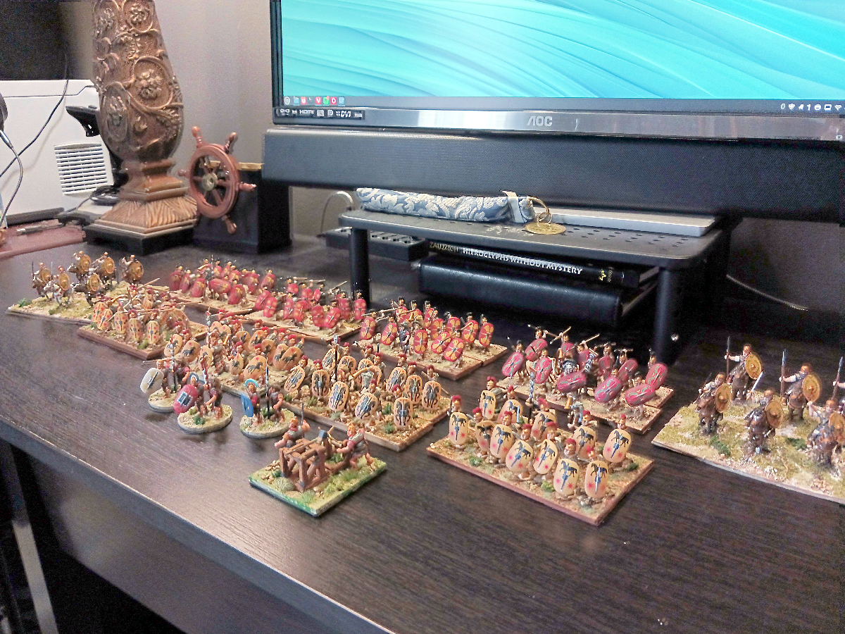 The project, so far. (28mm, Wargames Factory)