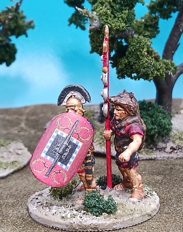 Ceasarian Hero Red (28mm Wargames Factory)