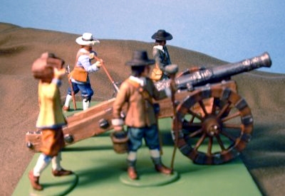 (Call to Arms crew and gun, 54mm)