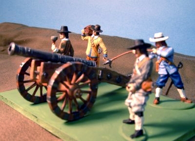 (Call to Arms crew and gun, 54mm)